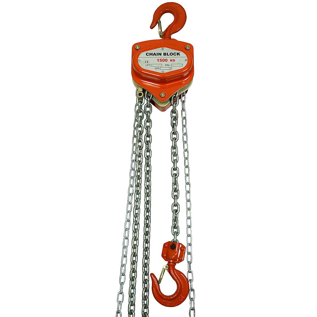 1.5 Ton Manual Hand Chain  Block