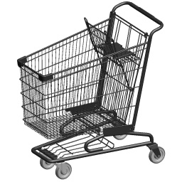 [R10035] Metal Shopping Cart 175 Liters